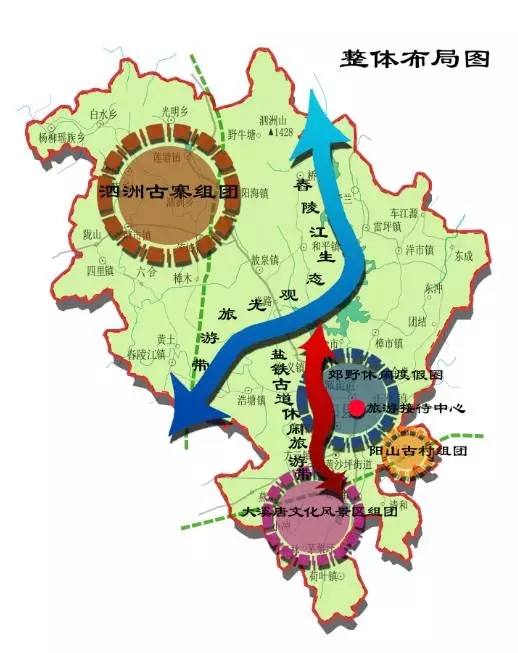 桂陽縣休閑農(nóng)業(yè)與鄉(xiāng)村旅游規(guī)劃案例解讀之總體布局(圖1)