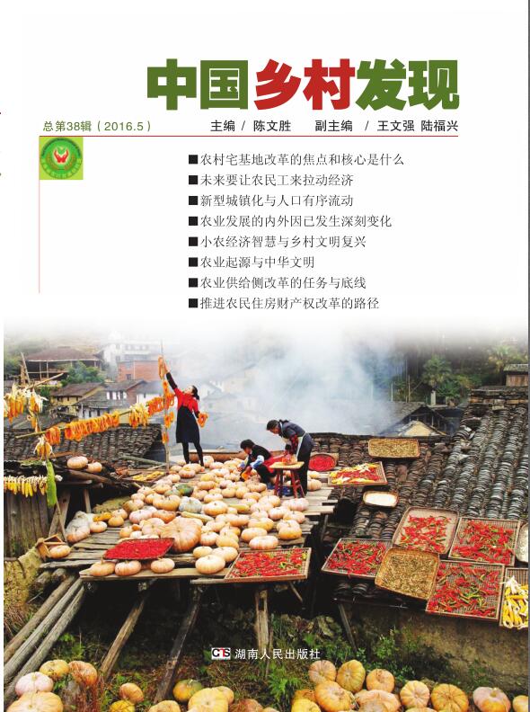 《中國鄉(xiāng)村發(fā)現(xiàn)》第38期出版  (圖1)