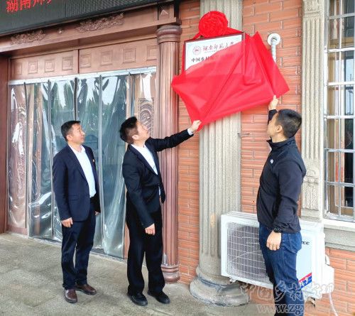湖南師大鄉研院研究基地在長沙縣新云村掛牌(圖1)